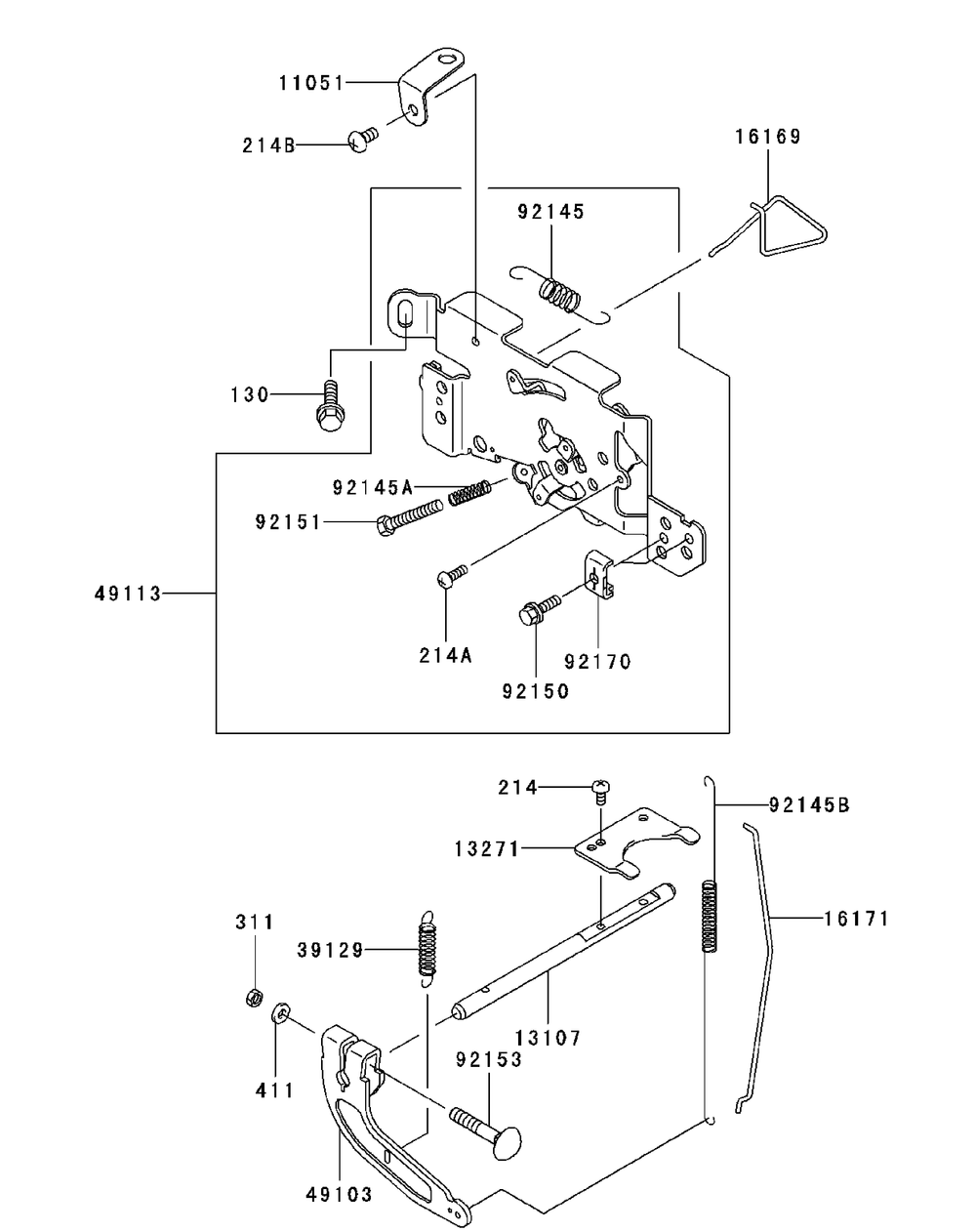 Fh721v As26 Control Equipment Diagram and Parts List for M60-KW 53BB5D8X750-25HP-OHV Cub Cadet Lawn Tractor